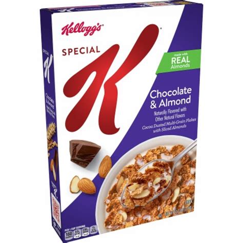 Kelloggs Special K Chocolate And Almond Breakfast Cereal 133 Oz