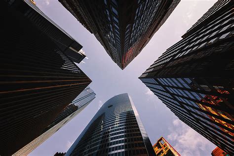 Cities Architecture Skyscrapers Bottom View Hd Wallpaper Pxfuel