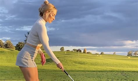 Look Paige Spiranac S Latest Drive Video Is Going Viral The Spun