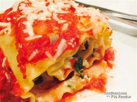 21 Day Fix Spinach And Sausage Lasagna Roll Ups Confessions Of A Fit