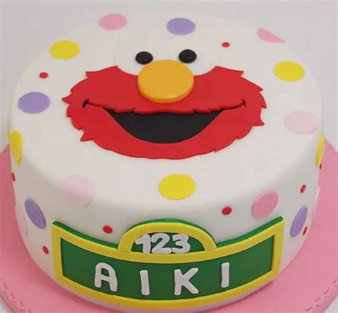 Sesame Street Fondant Cake Etsy