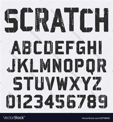 Scratch Font