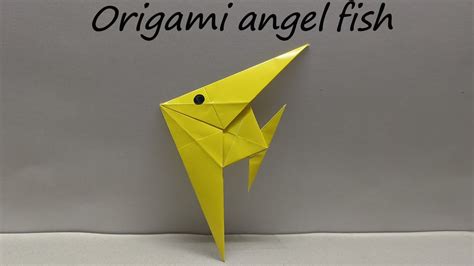 How To Make Paper Angel Fish Origami Angel Fish Diy Paper Angel