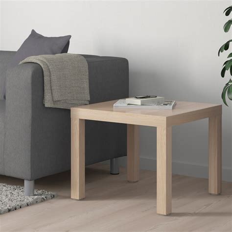Buy the selected items together. LACK Side table, white stained oak effect, 55x55 cm - IKEA