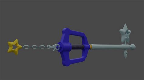 Kingdom Hearts Keyblade Starlight Weapon 3d Print Model By Fantasticlion