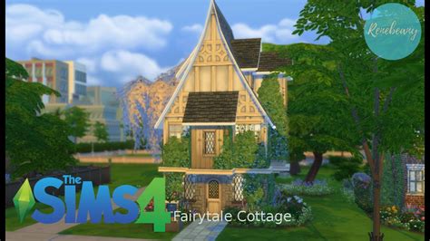 The Sims 4 Speedbuild Fairytale Cottage Youtube