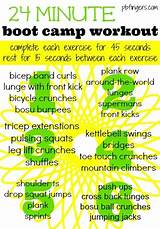 Pictures of Boot Camp Style Workout
