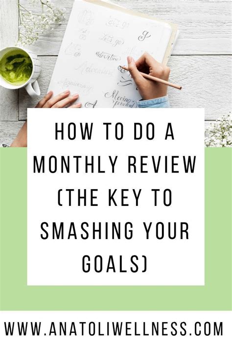 How To Do A Monthly Life Review - Anatolí Wellness in 2020 | Life review, Monthly review, How to ...