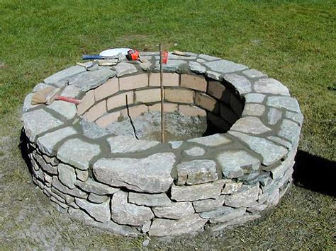 Quiet Cornerdiy Stone Fire Pit For Your Garden Quiet Corner
