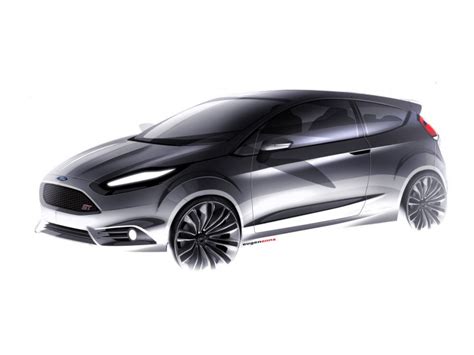 Ford Fiesta St Concept Car Body Design