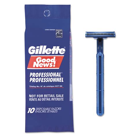 Gillette® Goodnews Regular Disposable Razor 2 Blades Navy Blue 10