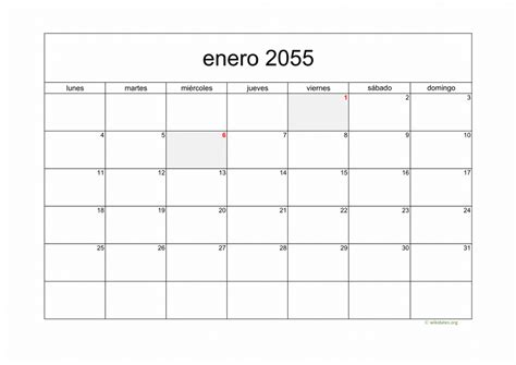 Calendario 2055 Calendario De España Del 2055