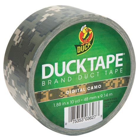 Duck Tape Patterned Duck Tape 188 X 10 Yds Digital Camo Walmart