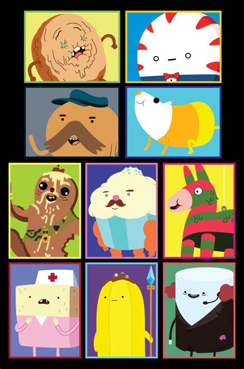 Candy People Of Adventure Time Sticker 10 Pk Etsy
