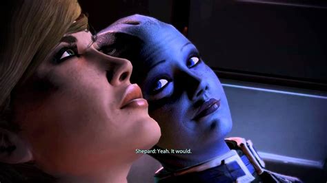 Mass Effect 3 Femshep Liara Romance Part 7 Sex Scene Youtube