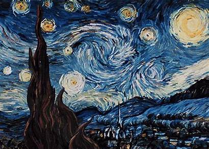 Animated Gogh Van Painting Gifs Famous Animation