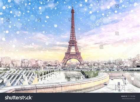 ✓ kommerzielle nutzung gratis ✓ erstklassige bilder. View Eiffel Tower Paris Christmas Time Stock Photo ...