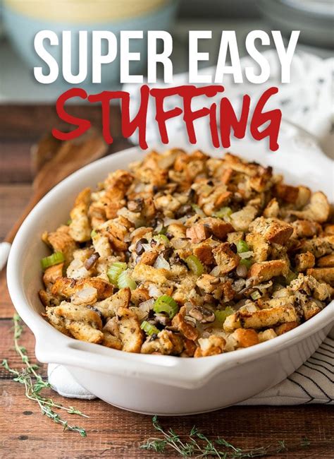 Easy Thanksgiving Stuffing Recipe I Wash You Dry