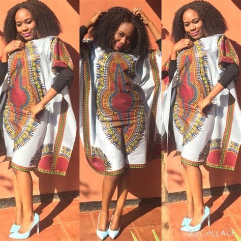 African Print Dress Zambian Chitenge Wear African Print Dresses