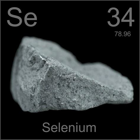 Poster Sample A Sample Of The Element Selenium In The Periodic Table