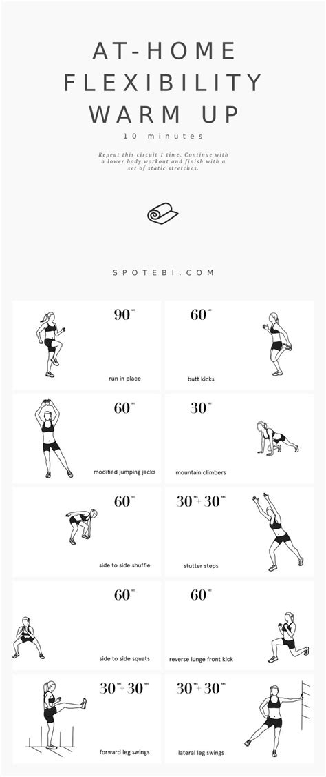Lower Body Dynamic Warm Up Exercises Workout Warm Up Warmup Dynamic