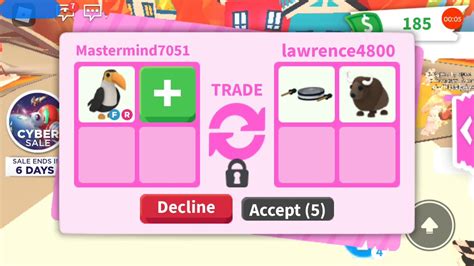Trading Toucan For The Best Offer Roblox Adopt Me Youtube