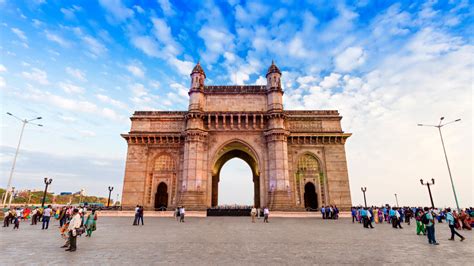 Gateway Of India A Giant Triumphal Arch In Bombay India