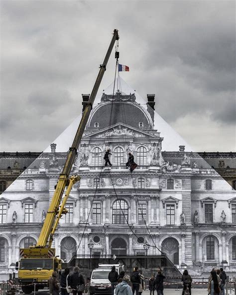 Street Artist Jr Makes The Louvre Disappear With Creative Optical