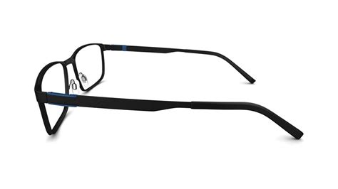 specsavers men s glasses tech specs 02 black geometric metal stainless steel frame £100