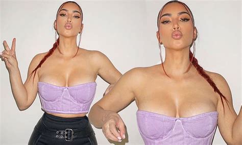 Kim Kardashian Puts Her Chest On Display As She Continues To Post Racy
