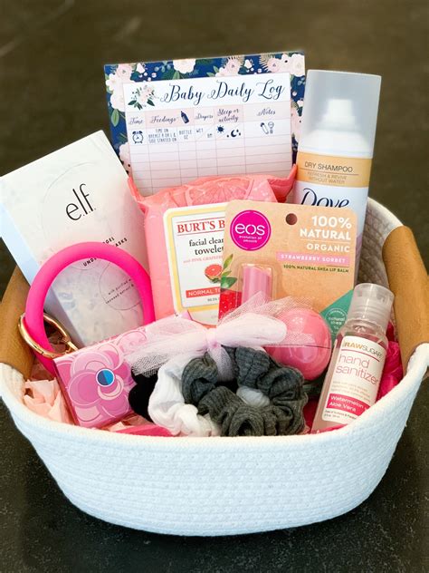 New Mom Care Package T Basket Pink Theme Etsy