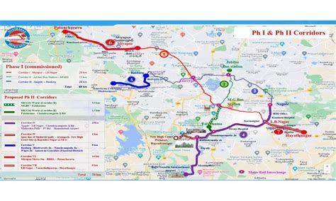 route map for hyderabad metro phase 2 expansion finalised