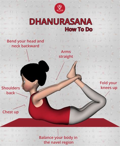 Dhanurasana Strengthens The Back And Abdominal Muscles Stimulates The