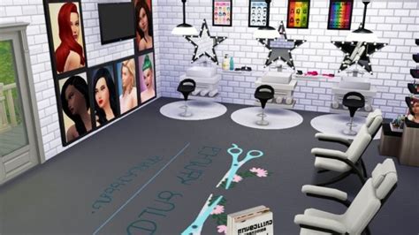 Beauty Salon Stuff At Brittpinkiesims Via Sims 4 Updates Check More At