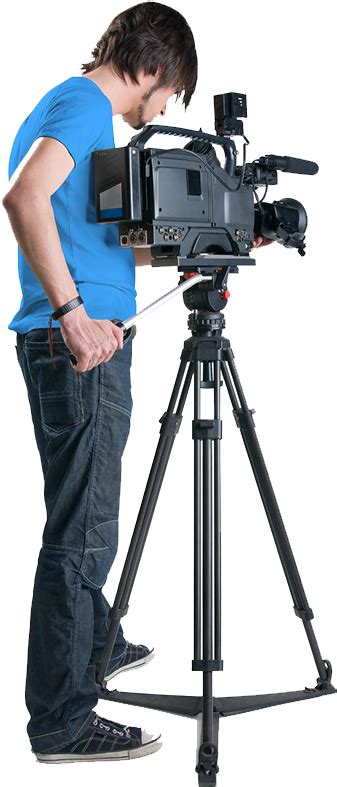 Download Cameraman Journalist Reporter Cut Out Full Size Png Image