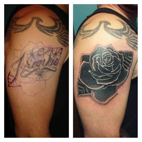 Stunning Name Cover Up Tattoo Ideas