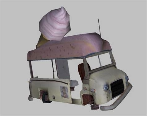 Ice Cream Car 3d Model Cgtrader