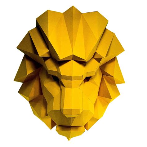 Papercraft World Lion Head Papercraft Wall Art Buy Online In Sri Lanka