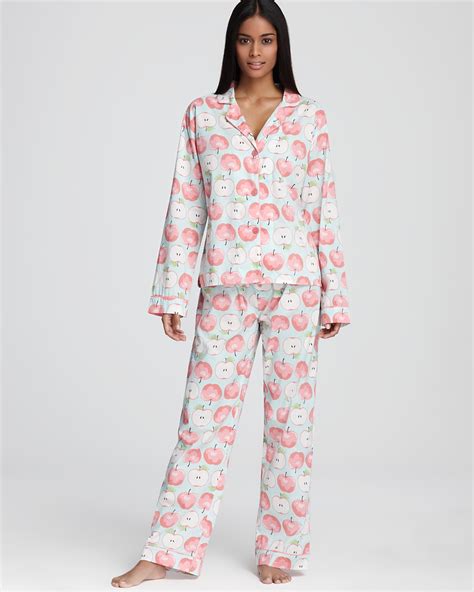 Pj Salvage Playful Print Apple Pajama Set Bloomingdales