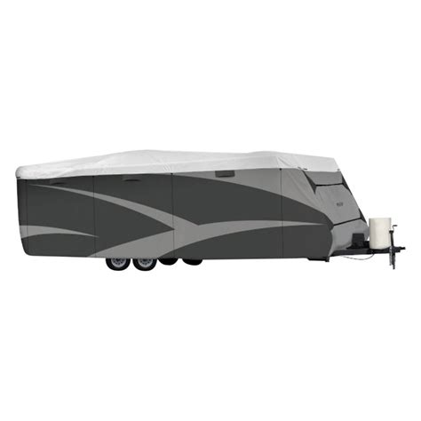 Adco 36844 Designer Series Travel Trailer Cover Gray With White