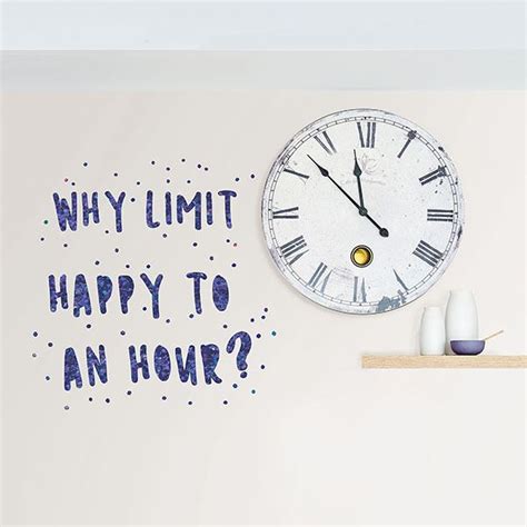 Dwpq3082 Dont Limit Happy Hour Wall Quote Decals By Wallpops