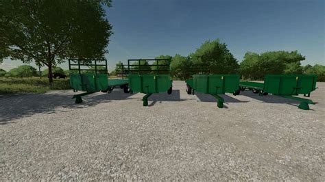Fs22 Bailey Bale And Pallet Trailer V10 Fs 22 Trailers Mod Download