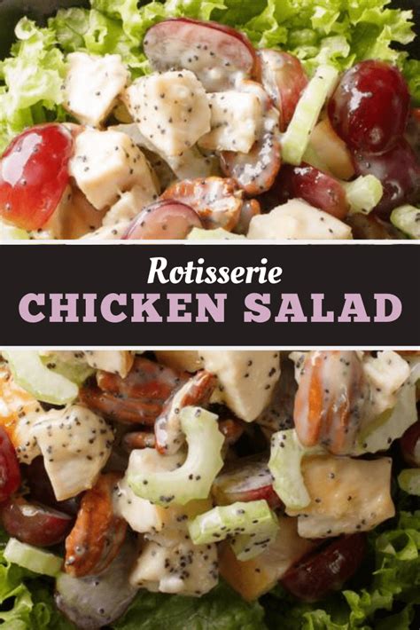 Rotisserie Chicken Salad Recipe Insanely Good