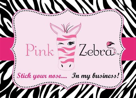A Zebra Print With The Word Pink Zebra On It