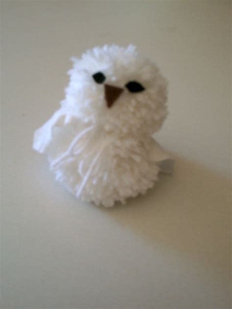 Pom Pom Owl · How To Make A Bird Plushie · Yarn Craft On Cut Out Keep