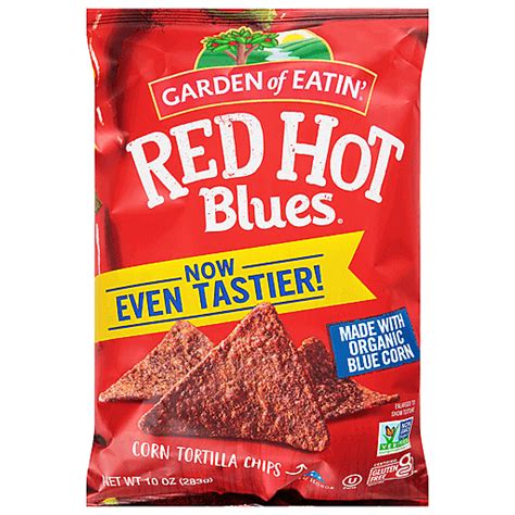garden of eatin red hot blue chips crisps pretzels foodtown