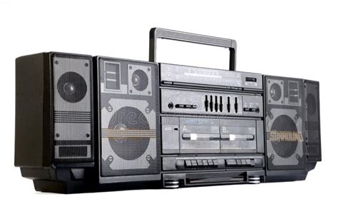 Hip Hop Surround Sound Radio Isolated On White Stock Image Image Of