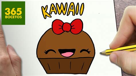 Como Dibujar Cupcake Kawaii Paso A Paso Dibujos Kawaii