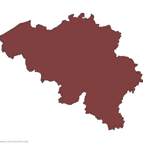 Full Screen Map Of Belgium