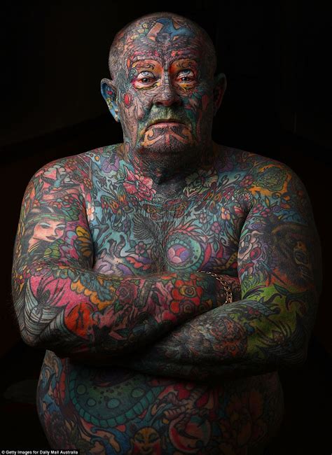 Melbourne Man Covers Every Inch Of His Body In Tattoos Daily Mail Online